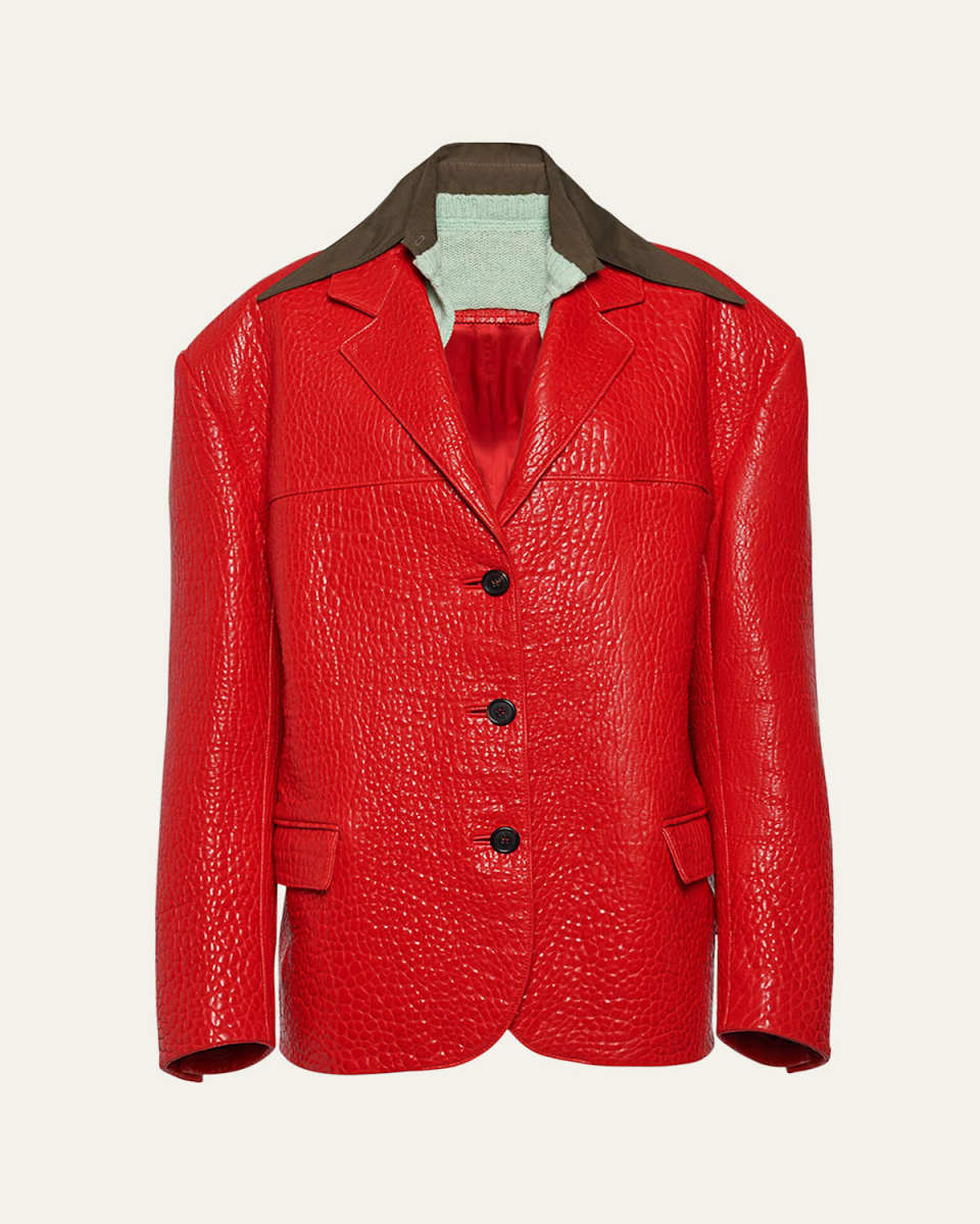 Tailored Napa Leather Jacket